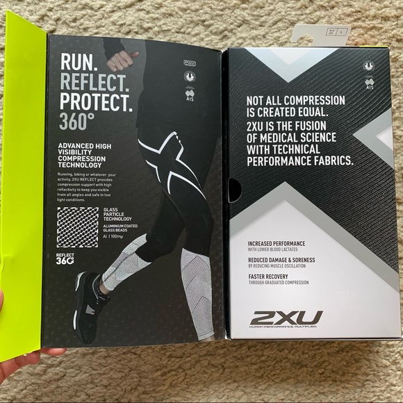 NWT Women's 2xu Advanced Reflectivity Compression Tights - Compression Leggings - Picture 9 of 11